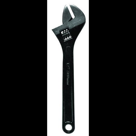 CENTURY DRILL & TOOL Wrench Adjustable 12 Jaw Capacity 1-5/16 Jaw Lgth 1-3/8 Jaw Thick 3/4 72626